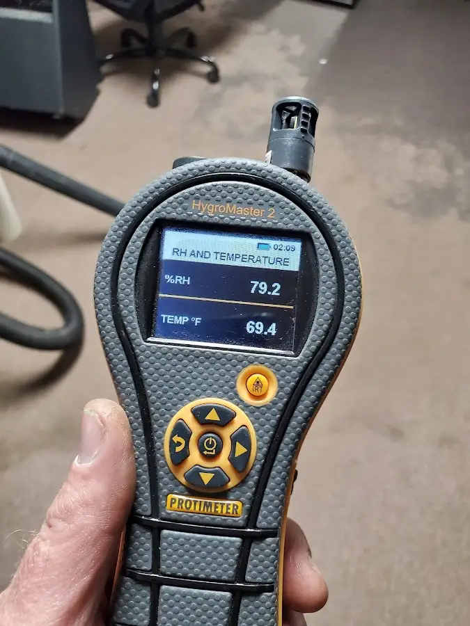 Moisture meter humidity assessment for Fire & Smoke Damage Restoration in Merced